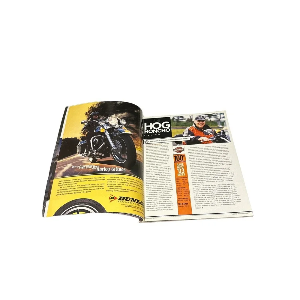 Harley-Davidson 100th Official Anniversary Collector's Edition Magazine1903-2003